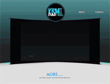 Tablet Screenshot of kismetmusicinc.com
